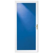 Larson Larson 35004032 36 x 81 in. White Full View Storm Door - Clear Glass; Brass Interior 106349